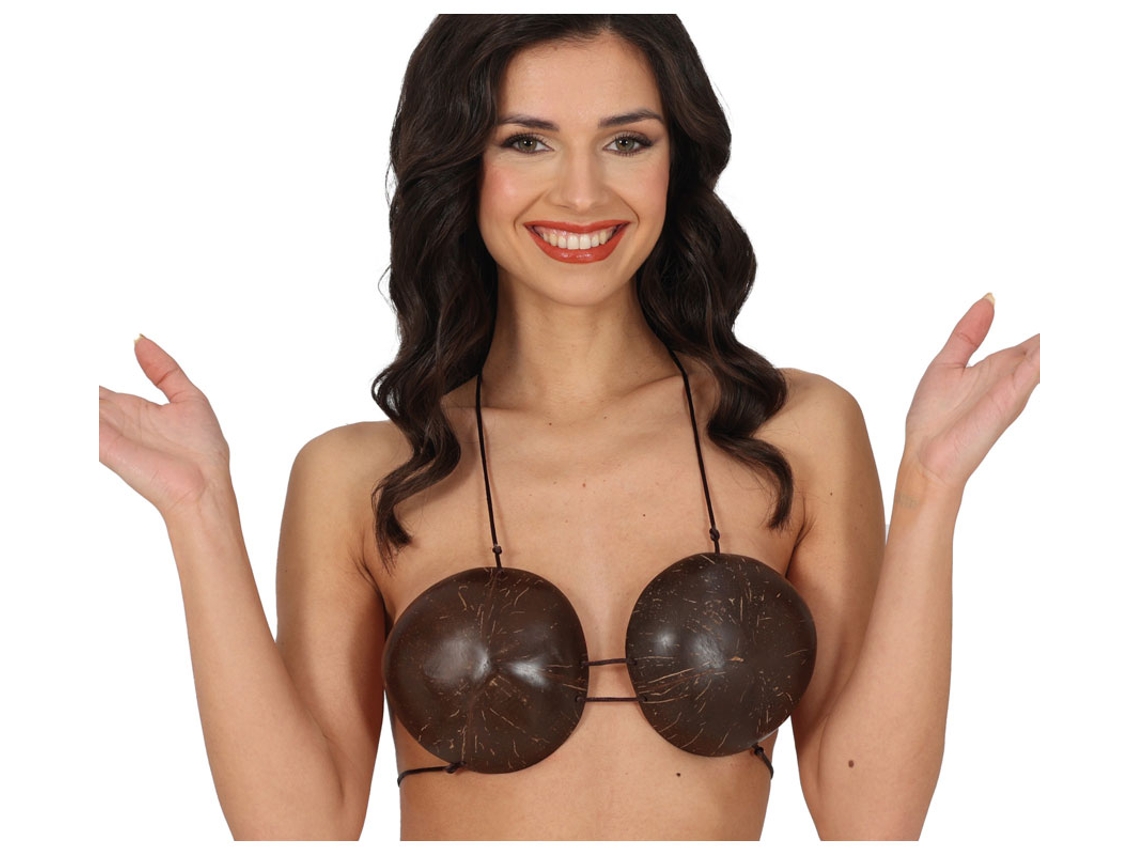 Sujetadores de Cocos Tropicales adulto