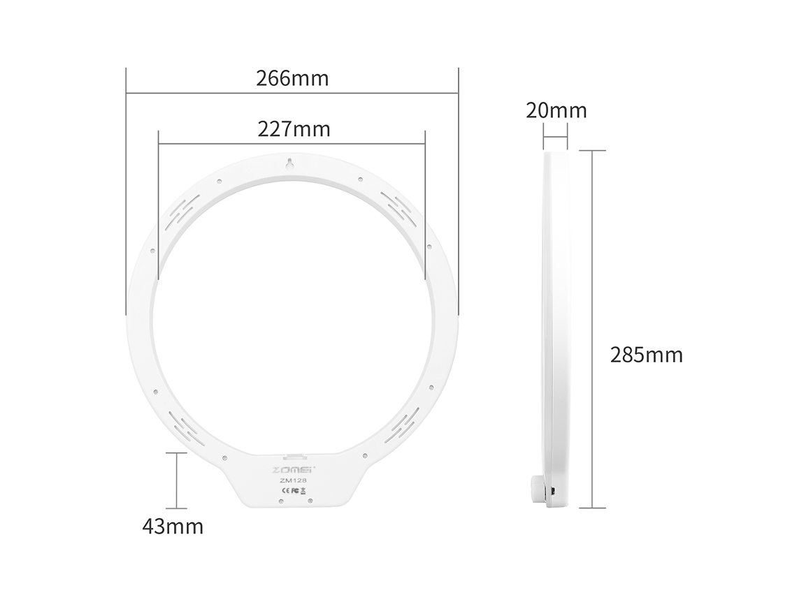 2026-anillo De Luz Led Yongnuo Yn128 Ii 3200-5500k Ajustable Con Soporte Para Vídeos Y Belleza