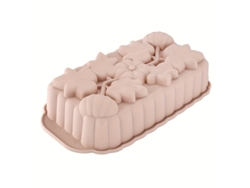 Moldes De Silicona Para Pan Con Bases En Forma De Flor Y Moldes Rectangulares De Silicona Para Pasteles. Son Versátiles, Muy Duraderos Y Prá