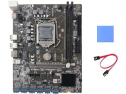 Placa Base B250c + Almohadilla + 12 Ranuras Pcie A Usb 3.0, Lga1151, Compatible Con Memoria Ram Ddr4 Dimm