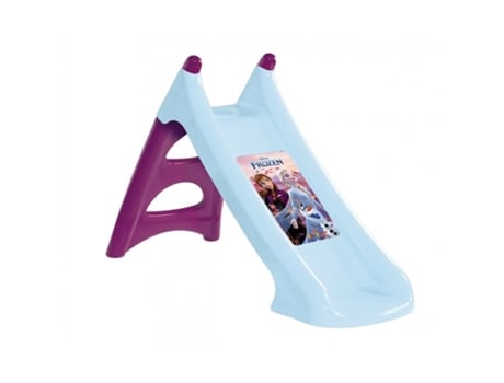 Tobogan DISNEY XS Frozen con Peldaños Antideslizantes, Anti-UV y Conexión de Agua para Manguera (90 cm)