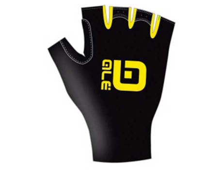 Guantes para Hombre ALE Velocissimo Chrono Negro para Ciclismo (XXL)