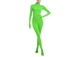 Disfraz Zentai unisex con bragas ajustadas, color liso, fantasía para adultos, escena de baile, verde menta, XL