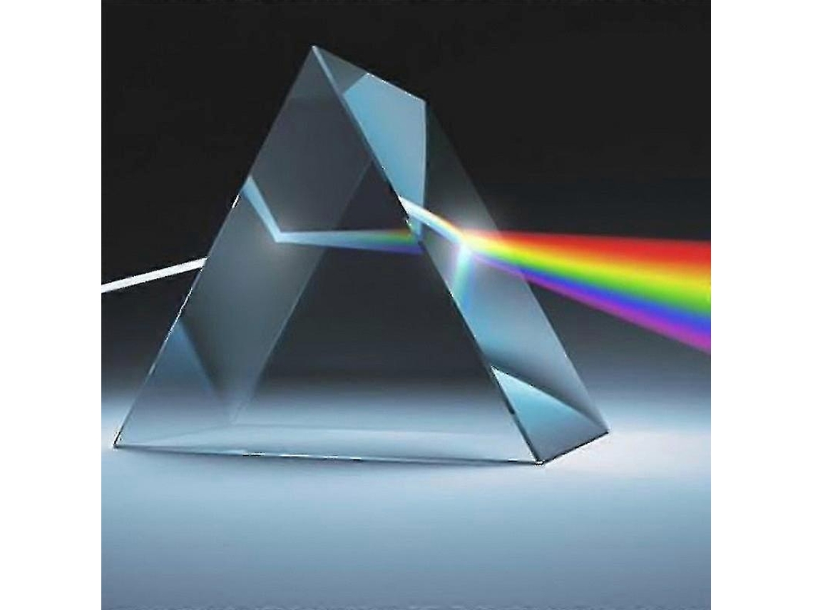 Prisma triangular para luces de fotografía, prismas de arcoíris, vidrio óptico, física, enseñanza, espectro de luz refractada, regalos para estudiantes - Yujia