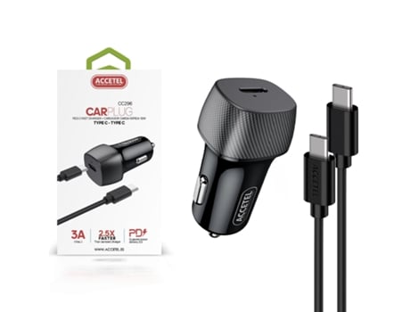 Cargador ACCETEL A32 5G (USB-C - Negro)