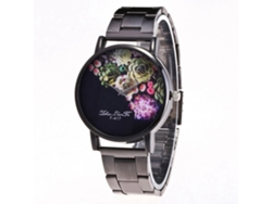 Reloj De Pulsera Casual Para Mujer De Piel Sintética Con Diamantes De Imitación, Movimiento De Cuarzo (rojo)