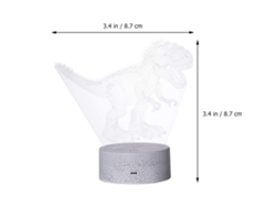 Bj-lâmpada De Ilusão 3d Para Crianças Luzes Noturnas Brinquedos De Dinossauro Presente Para Crianças Luz De Mesa