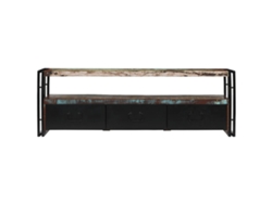 Maison Exclusive - Mueble De Tv Madera Maciza Reciclada 120x30x40 Cm