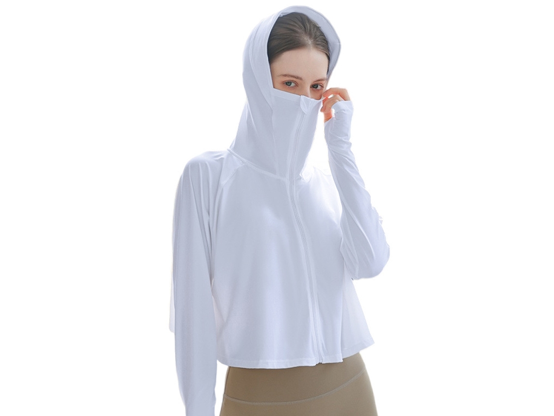 Ropa de protección solar de gasa original para mujer, ropa de verano ultrafina, transpirable y de seda fresca.