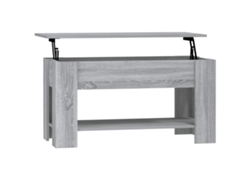 Mesa de centro Sonoma, gris, MAISON EXCLUSIVE, 101x49x52 cm