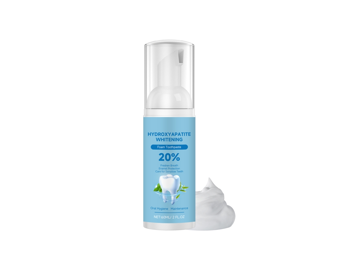 Mousse limpiadora dental de sabor fresco premium