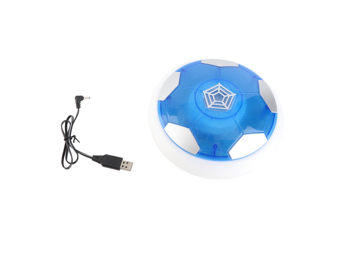 Pelota De Fútbol Flotante Con Luz, Cojín De Aire Recargable, Juguete Para Niños