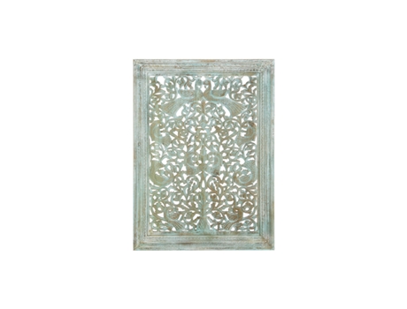 Decoración de Pared HOME ESPRIT Turquesa 85 x 6 x 120 cm