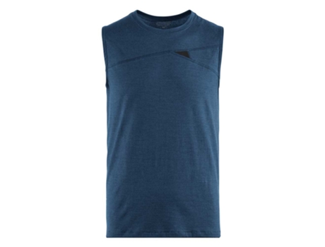 Camiseta sin Mangas de Hombre KLÄTTERMUSEN Fafne Azul (S)