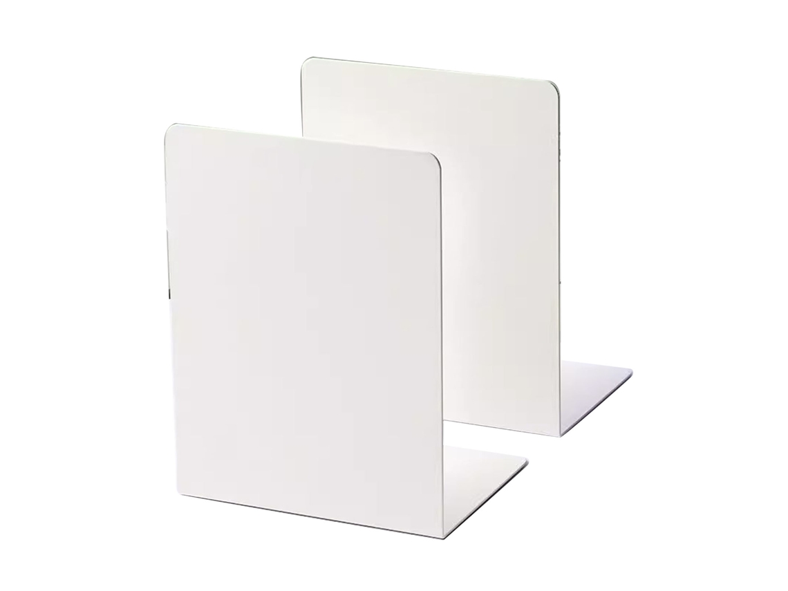 Soportes De Libros De Metal Reforzados Estables Ahorradores De Espacio Multifuncionales Portátiles Para Oficina Escuela Y Hogar Beige