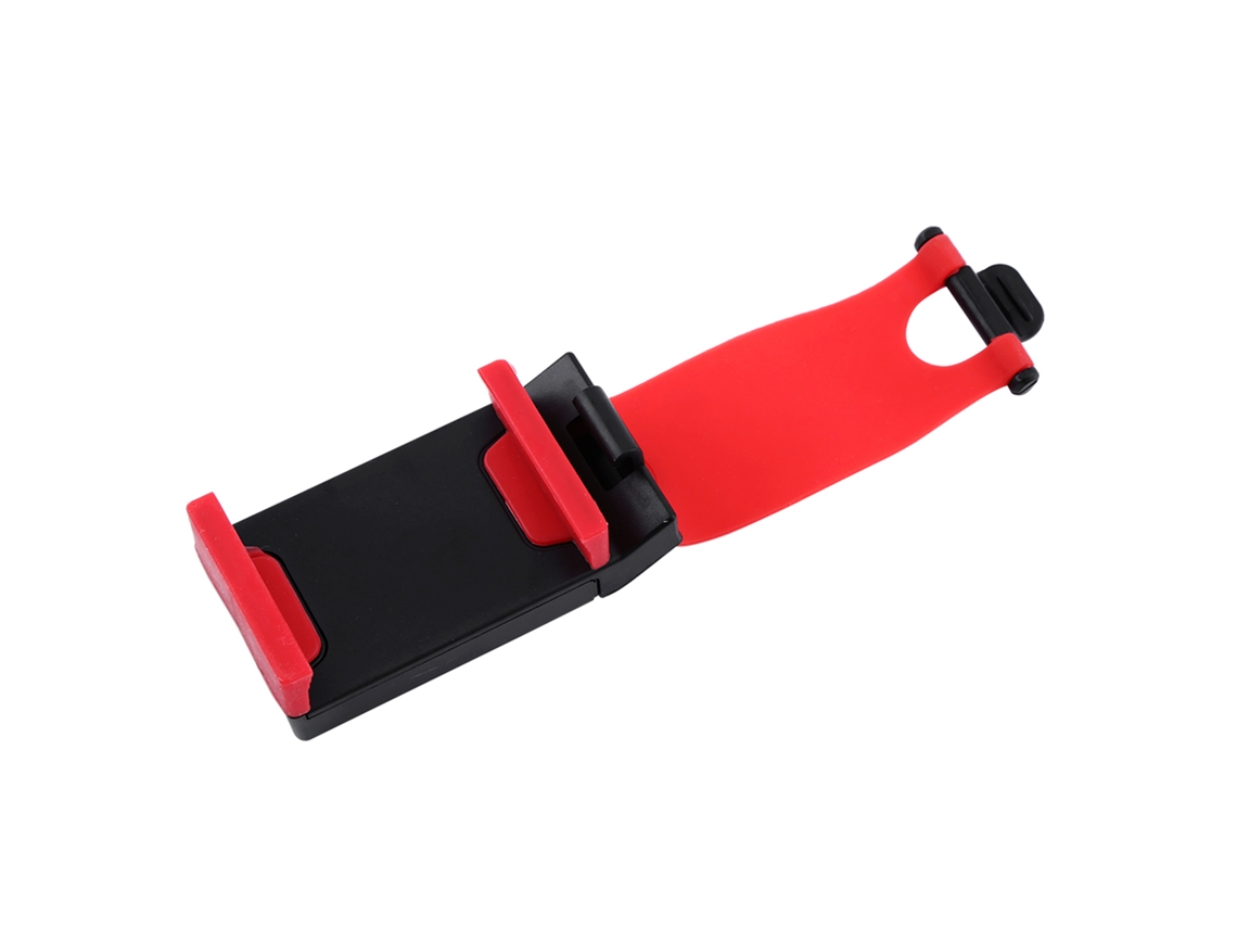 Soporte Elástico Para Volante De Coche Con Clip Ajustable Para Pantallas De Teléfono Móvil/gps De Hasta 5,5 Pulgadas.