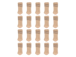 20 fundas de silicona para patas de sillas con dos capas
