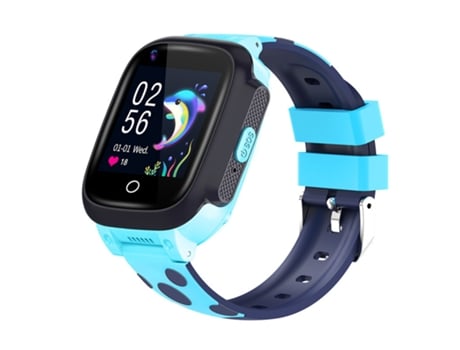 Smartwatch para Crianças com Rastreamento/Chamadas de Vídeo À Prova D'Água C1-Azul NANA