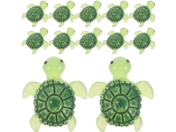 Kichouse 60 Mini Tortugas De Resina – Figuritas De Tortugas En Miniatura Verdes – Pequeñas Figuritas De Tortugas En