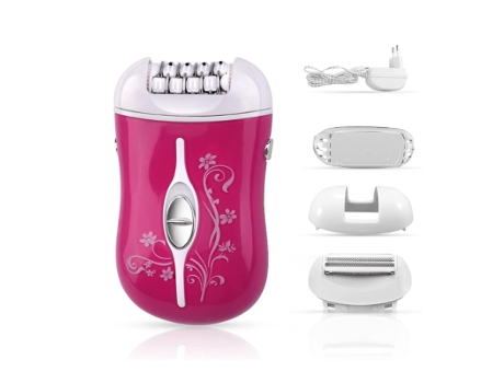 Depiladora para mujer, depiladora inalámbrica para mujer, máquina de afeitar recargable, dispositivo de depilación para brazo, pierna, axila, BISBI...