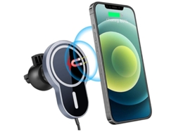 Cargador Carro Qi Mag Para Apple Yizhood Negro