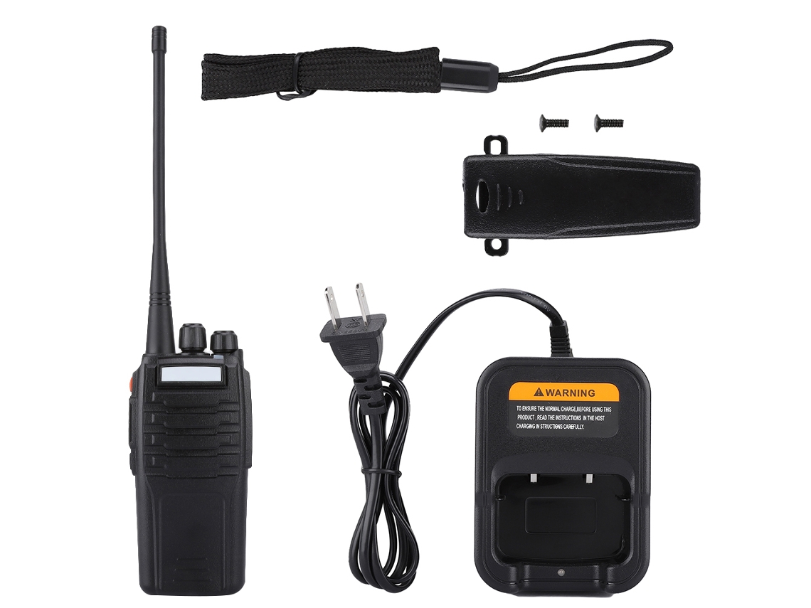 Radio portátil para jamón, 10 W, 10 km, UHF 400-480 MHz, 16 canales