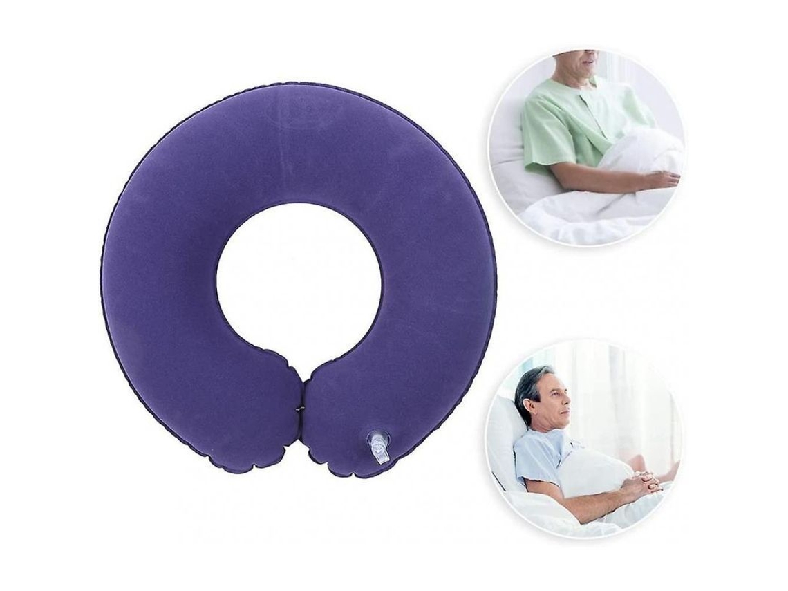 2026-13719-cojín Inflable Para Asiento, Alivio De Dolor De Cola, Hemorroides Y Ciática (r300) Zhi