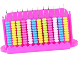 Ábaco Educativo Para Niños Y Niñas Con 12 Números, Fabricado En Plástico Ligero
