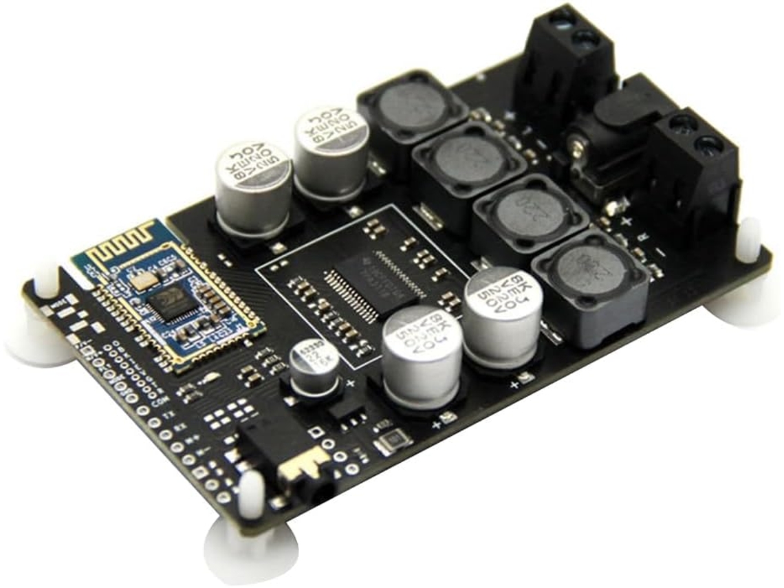 Placa Amplificadora Bluetooth Portátil De 25 W Con Altavoz De Vibración Y Resonancia