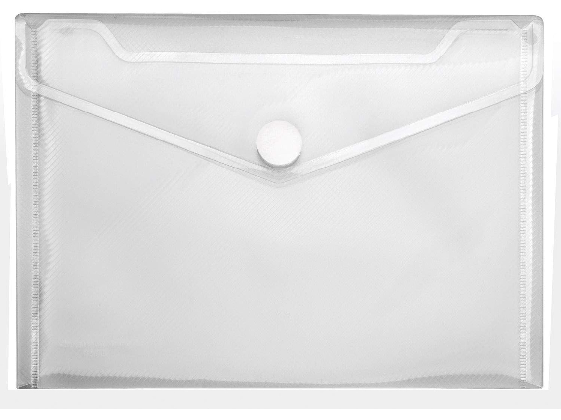 4560100 Funda para documentos Crystal, 1 unidad, Din A5, con cierre de velcro Gokoco