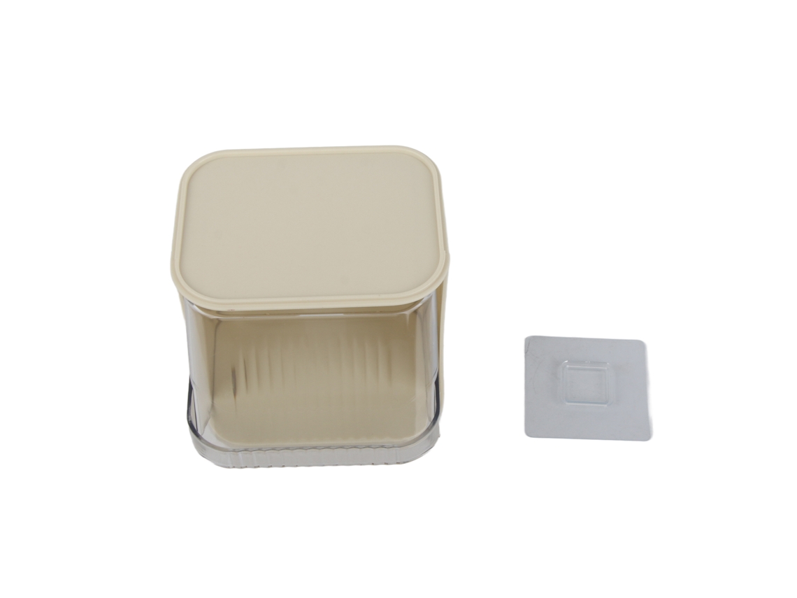 Porta bolsitas de té, multifuncional, para oficina, cápsulas, café, caja de pie, plástico, acrílico, blanco