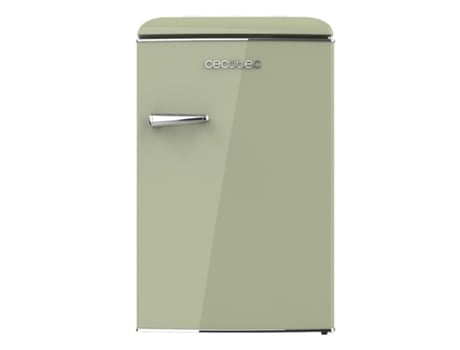 Mini Nevera Retro de 110 L Bolero CoolMarket TT Origin 110 Green E Mini Frigorífico Clase E ICEBOX LED Interior Tirador Cromado Bandejas cristal Ab...
