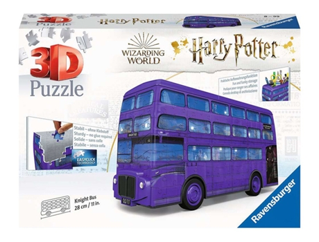 Puzzle 3D RAVENSBURGUER Bus Harry Potter (Edad Minima: 8 años - 216 piezas)