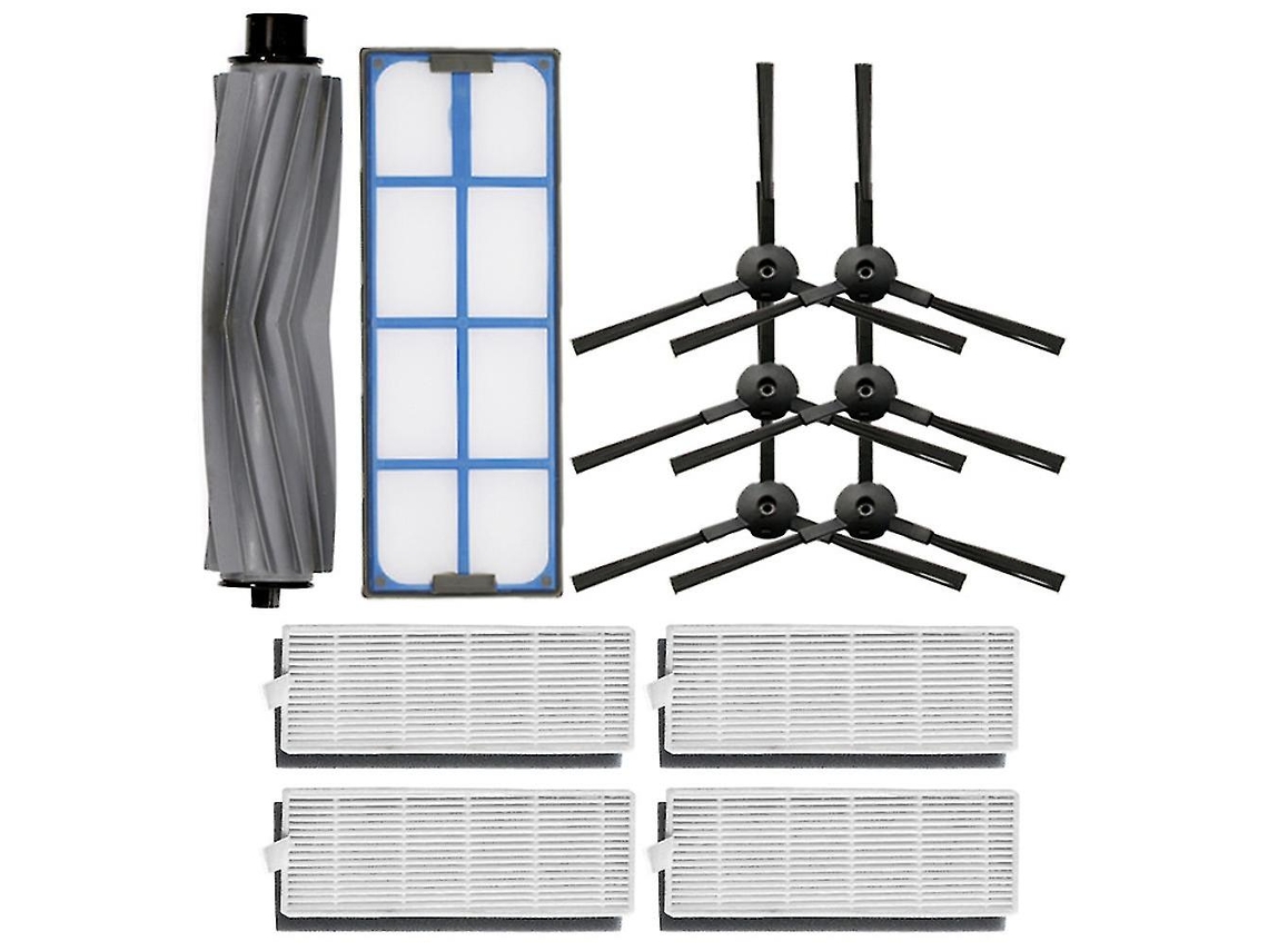 Filtro HEPA, cepillo lateral, filtro primario, compatible con robots aspiradores Ilife A8, A6, X620 y X623.