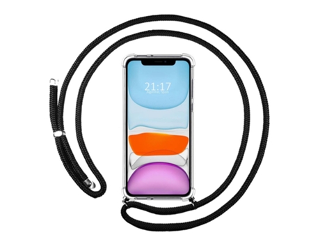 Carcasa iPhone 11 (6.1) TUMUNDOSMARTPHONE Colgante Negro