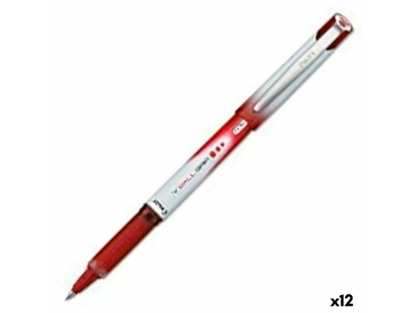 Bolígrafo roller PILOT v-ball grip 0,5 mm Rojo bol 12 unidades