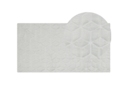 Alfombra BELIANI Thatta de Poliéster Gris 80x150