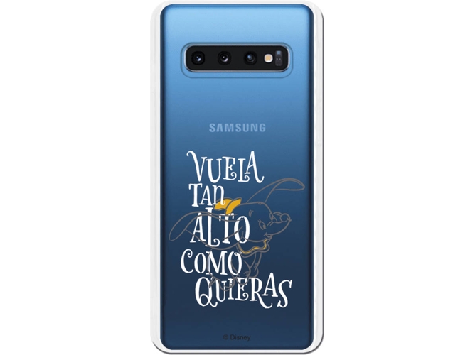 Carcasa Samsung Galaxy S10 DISNEY Dumbo Vuela Gris