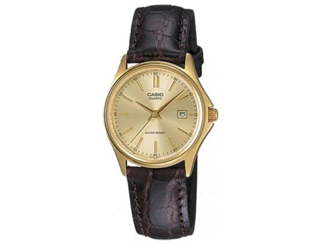 Reloj CASIO Mujer (Piel - Dorado)