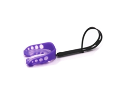 Protector Bucal Deportivo Con Correa De Eva Para Boxeo, Baloncesto, Fútbol Y Hockey - Morado