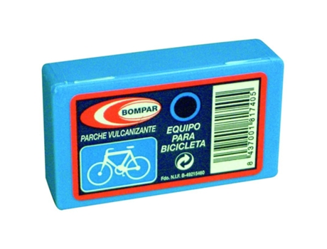 Caja de 50 parches de vulcanización para bicicletas BOMPAR TU
