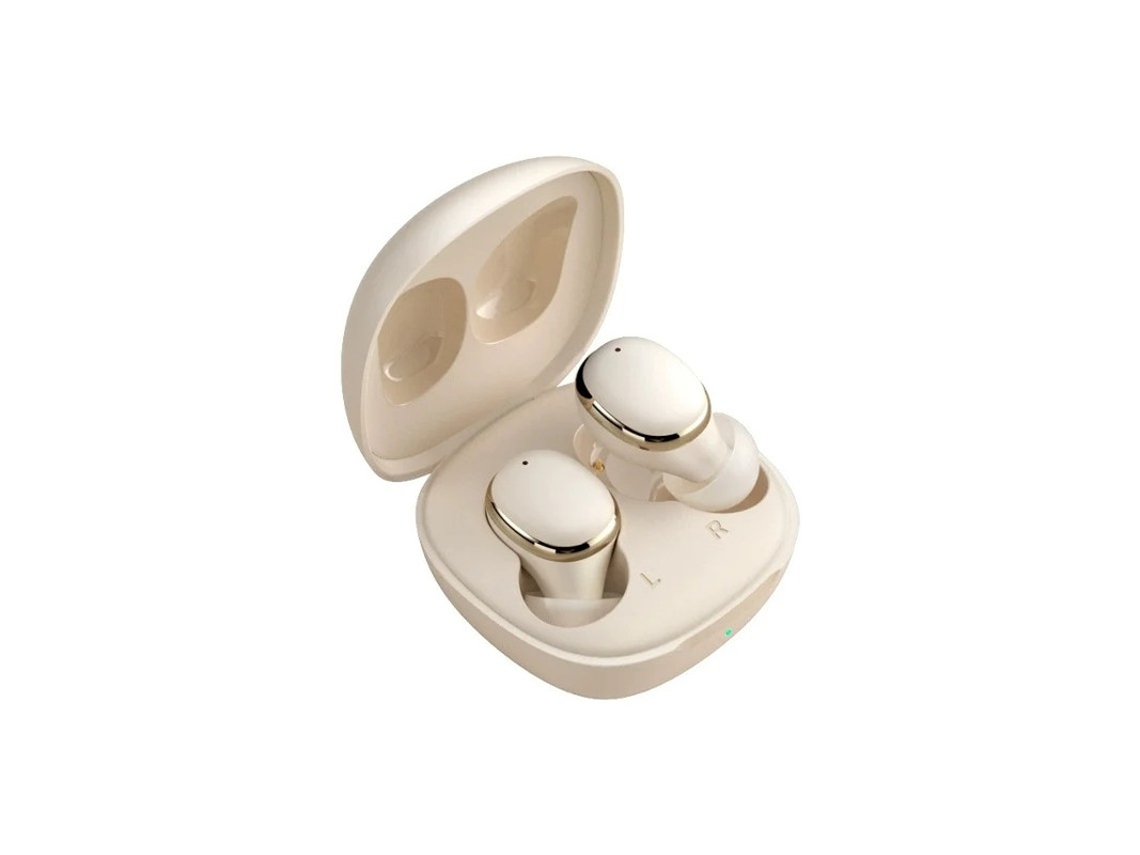 Auriculares Inalámbricos Con Control Táctil Y Carga, Estéreo, Intraaurales, Yizhood, Bluetooth, Color Blanco