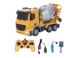 Brinquedo Caminhão De Cimento Rc Com Controle Remoto 2.4ghz 6 Rodas Para Crianças