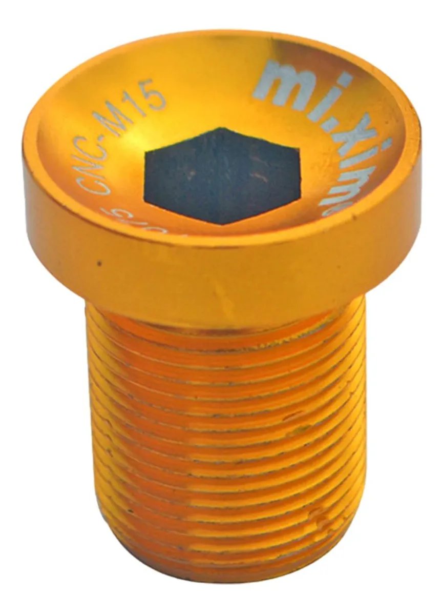 Perno de biela de bicicleta, accesorios dorados vayotoy
