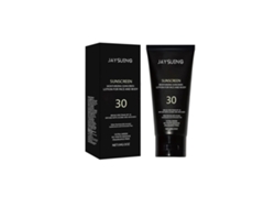 Protector solar de alto factor de protección solar (SPF), crema hidratante ligera para piel sensible.