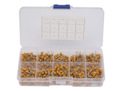 Kit de condensadores cerámicos de baja frecuencia 50 V 0,1 µF 10 µF 500 unidades 104 106 Sin marca