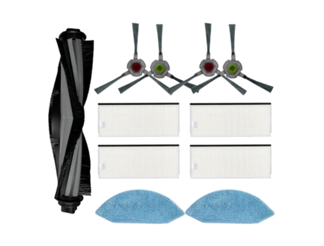 Escova lateral principal pano de filtro hepa para ecovacs deebot u2/dgn22