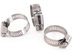 20 abrazaderas de manguera ajustables de 13 a 19 mm de acero inoxidable 304 para tuberías de agua, combustible y automóviles.