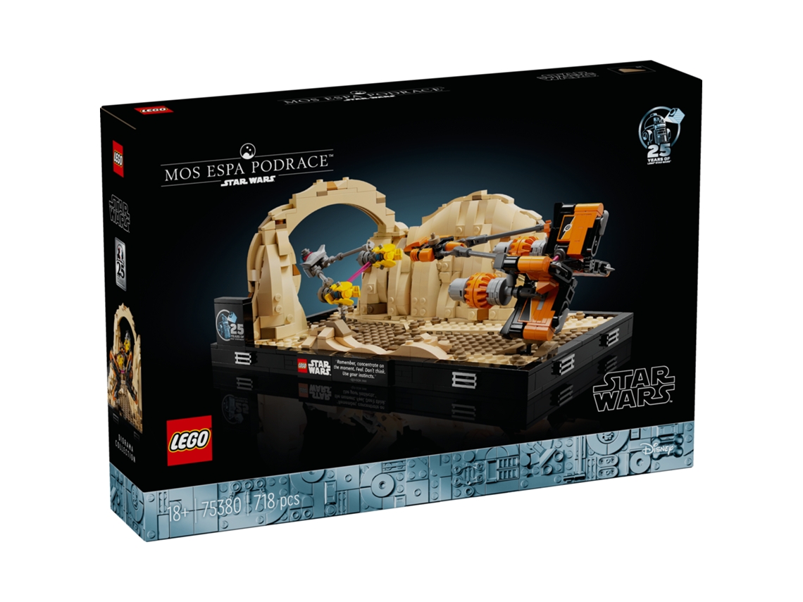 LEGO Star Wars: A Ameaça Fantasma Diorama Podrace™ de Mos Espa