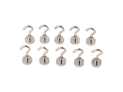 10pcs Ganchos Magnéticos Potentes 12lbs Carga Para Hogar Cocina Oficina